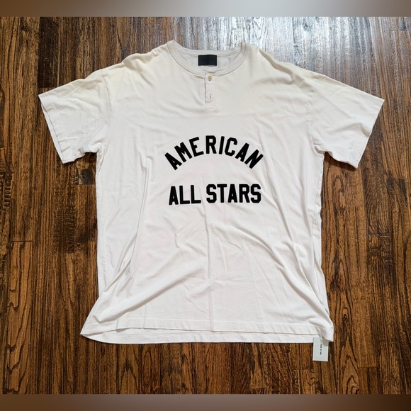 Fear Of God Seventh 7th Collection American All Stars Henley T-shirt XL NWT